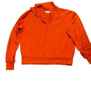 Lou & Grey orange sweatshirt